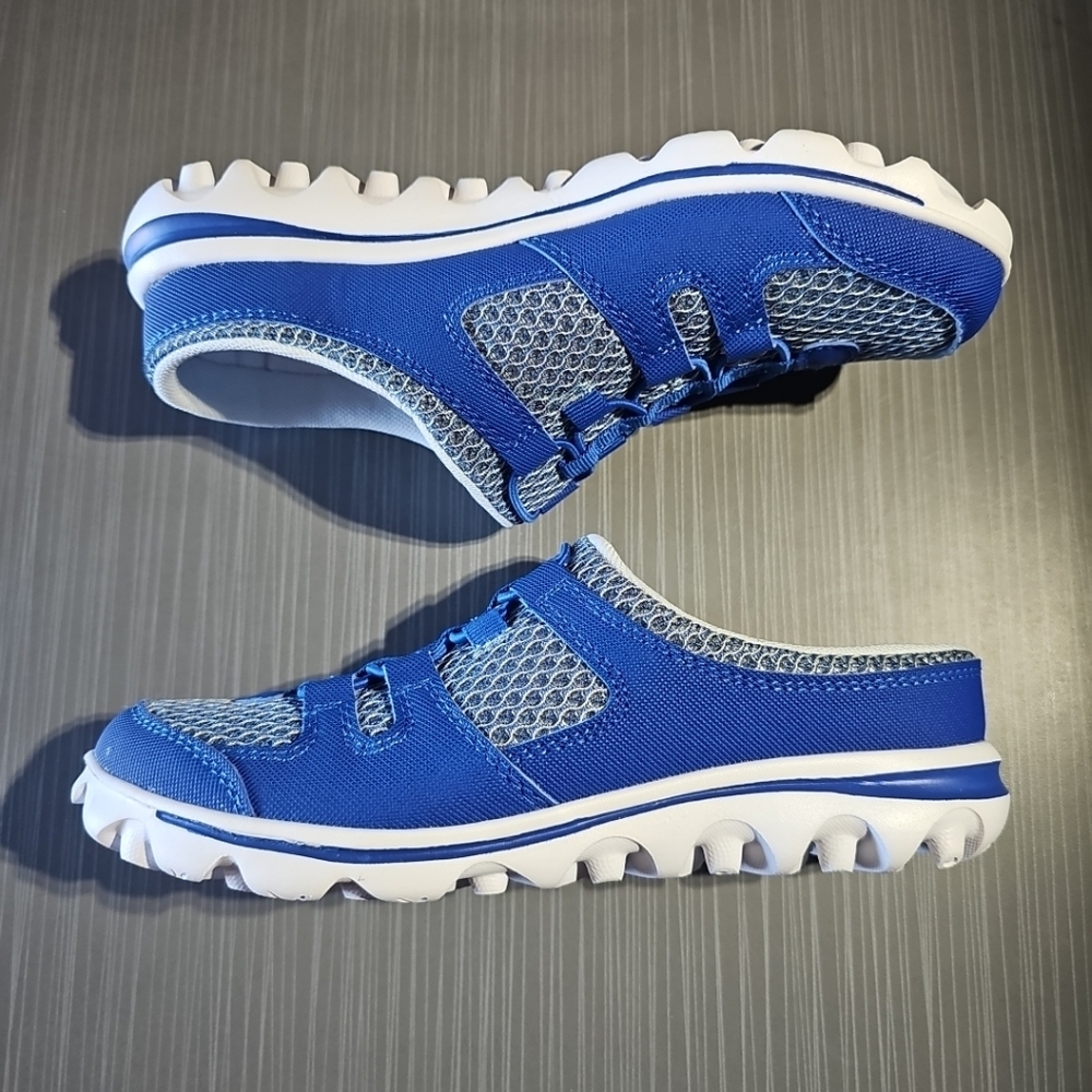 Propet Travelactiv Slide Mule Women's 6 Blue Sneakers Casual Shoes WAT011M-BLU - Picture 8 of 12
